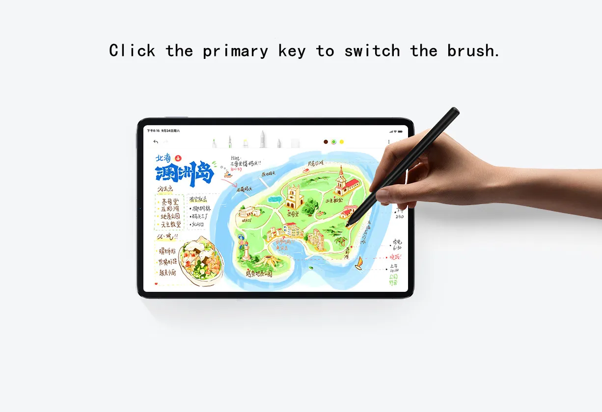 Original Xiao mi Mi Pad 5 / Pro Stylus Pen For Tablet Screen Touch Thin Drawing Pencil Thick