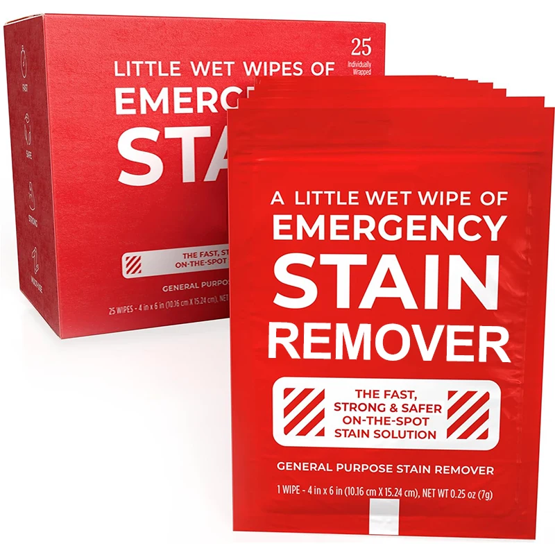 Multipurpose Emergency Instant Laundry Stain Remover Wipes Cleaning Wipes For Clothes