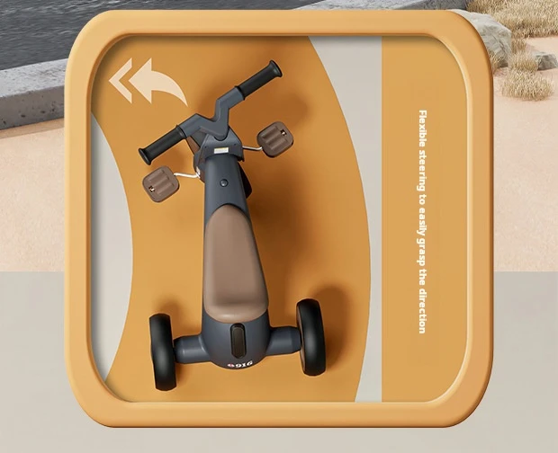 Balance car outdoor and indoor foot scooter kids 3 wheels cars toys children  balance bike sliding balance car for kids