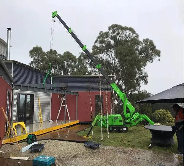 Price of remote control spider crane mini spider crane lifting