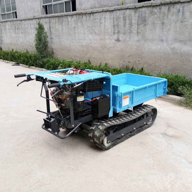 Agricultural Machinery Track Dumper Mini Dumper Crawler T300 GUOHAHA Printing Engine 12 Blue Mini Truck Euro 3 Manual Diesel 160