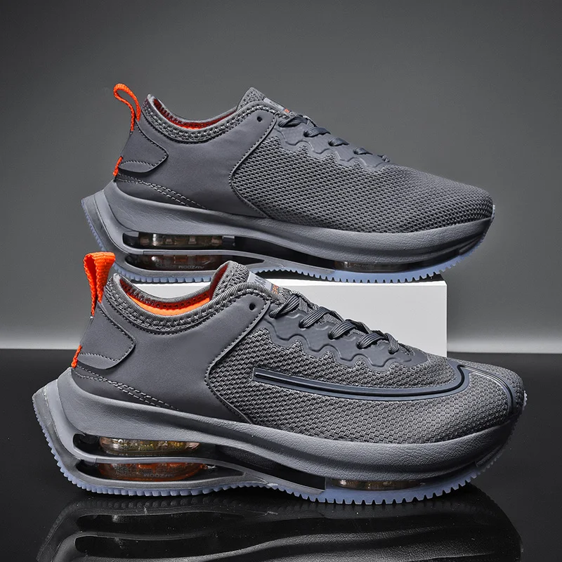 Оптовая продажа с фабрики Китая, модные мужские кроссовки с логотипом на заказ, мужские спортивные кроссовки на воздушной подушке, повседневные кроссовки