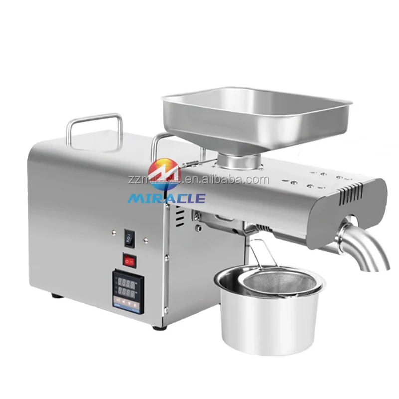 Small Domestic Flax Hemp Seed Oil Extraction Machine Screw Cold Pressed Citrus Oil Extractor For Sale