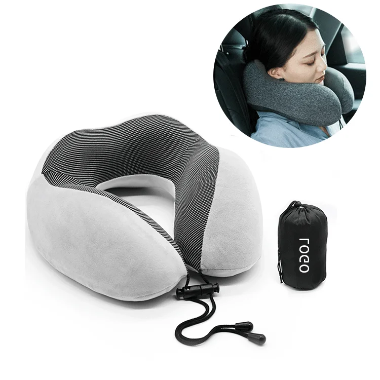 Custom Pattern Neck 2022 Foldable Promotional Gift Latest U Shape Travel Pillow