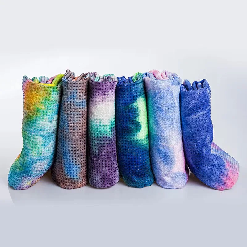 High Quality Ultra Absorbent Machine Washable Private Label Microfiber Hot Yoga Mat Towel