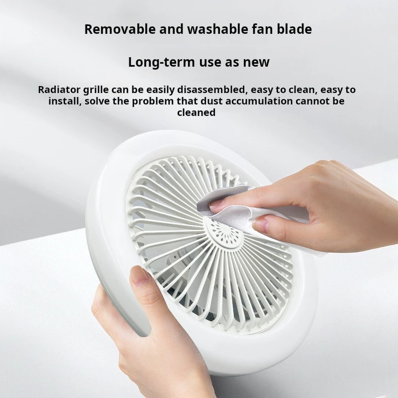 Modern Indoor Heat AC220V Home Living Room Bathroom Socket E27 Bulb Smart Dimmable Led Ceiling Light with Fan and Remote Control