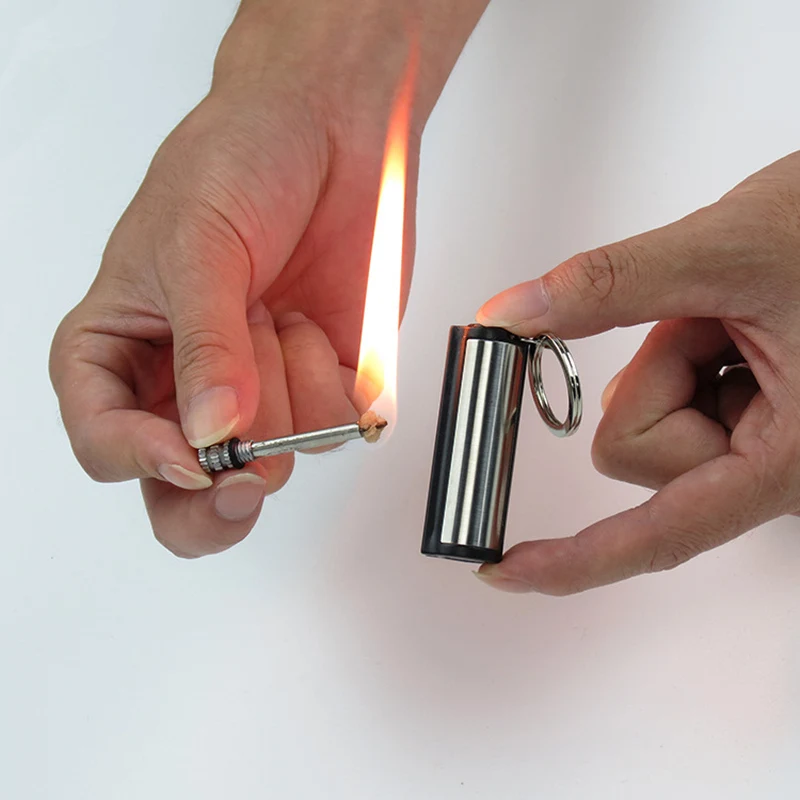 K73 High-quality 10,000 times matches waterproof and explosion-proof creative gifts metal cylindrical matches