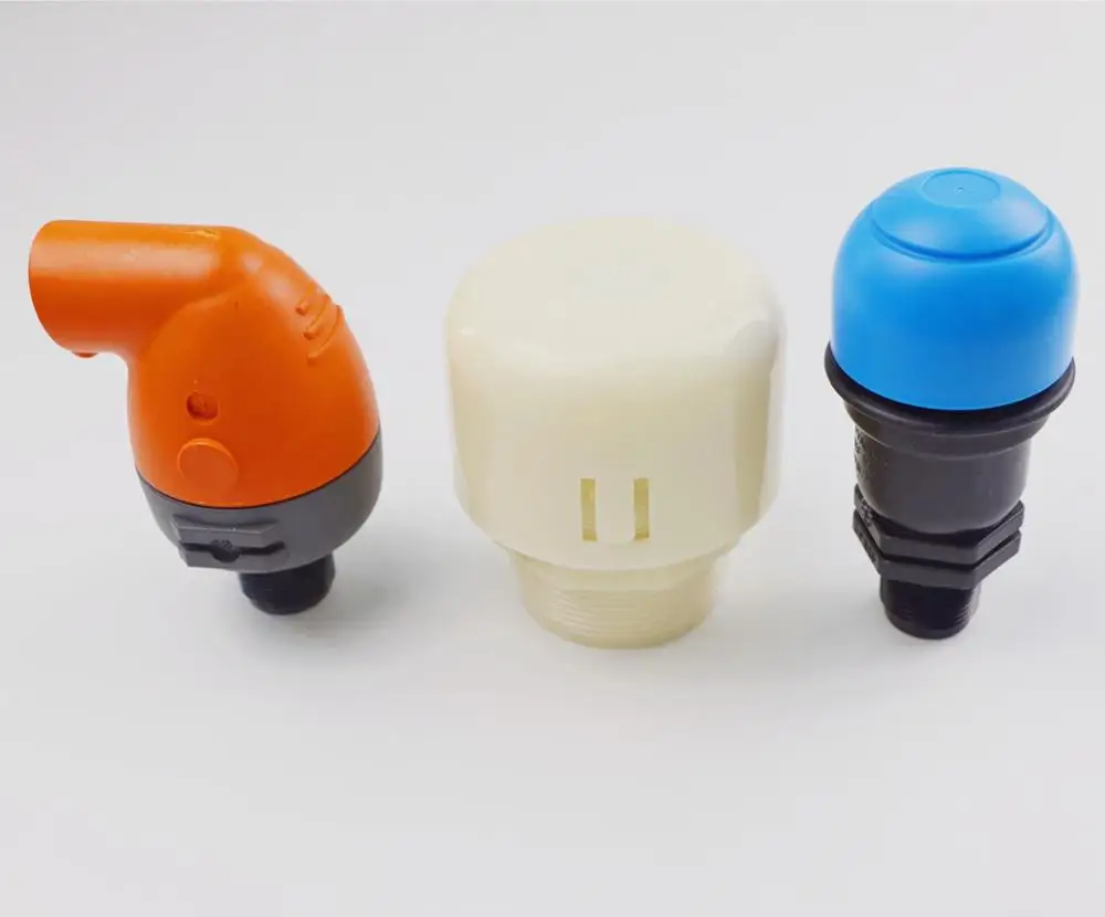 Air Release Valve for Irrigation System Pressure Relief Device Wholesale Price PA Plastic Material