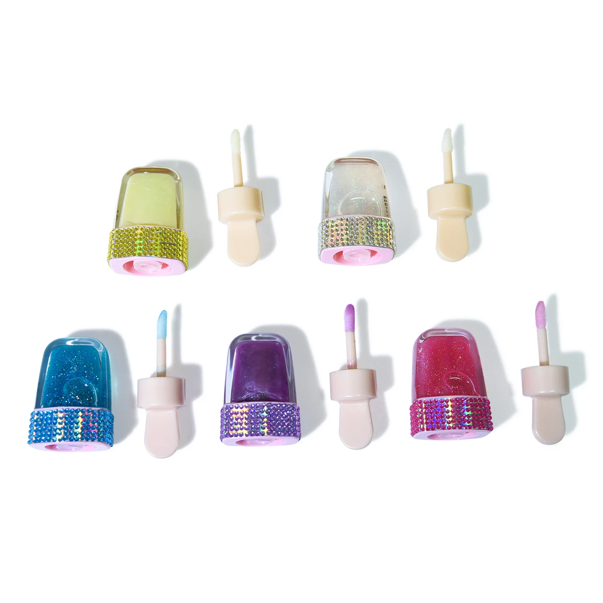 Mini Private Label Lip Gloss Ice Cream Clear Lip Oil Combo Lipgloss Fantasy Star Lip Gloss Set