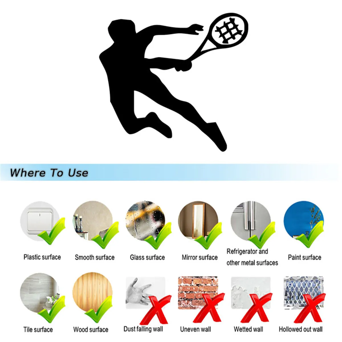 Play Tennis Car Laser Sticker Motorcycle Car Vinyl Laptop Window Wall Door JDM Decal Gift Die Cut Decals Laptop Window Glass