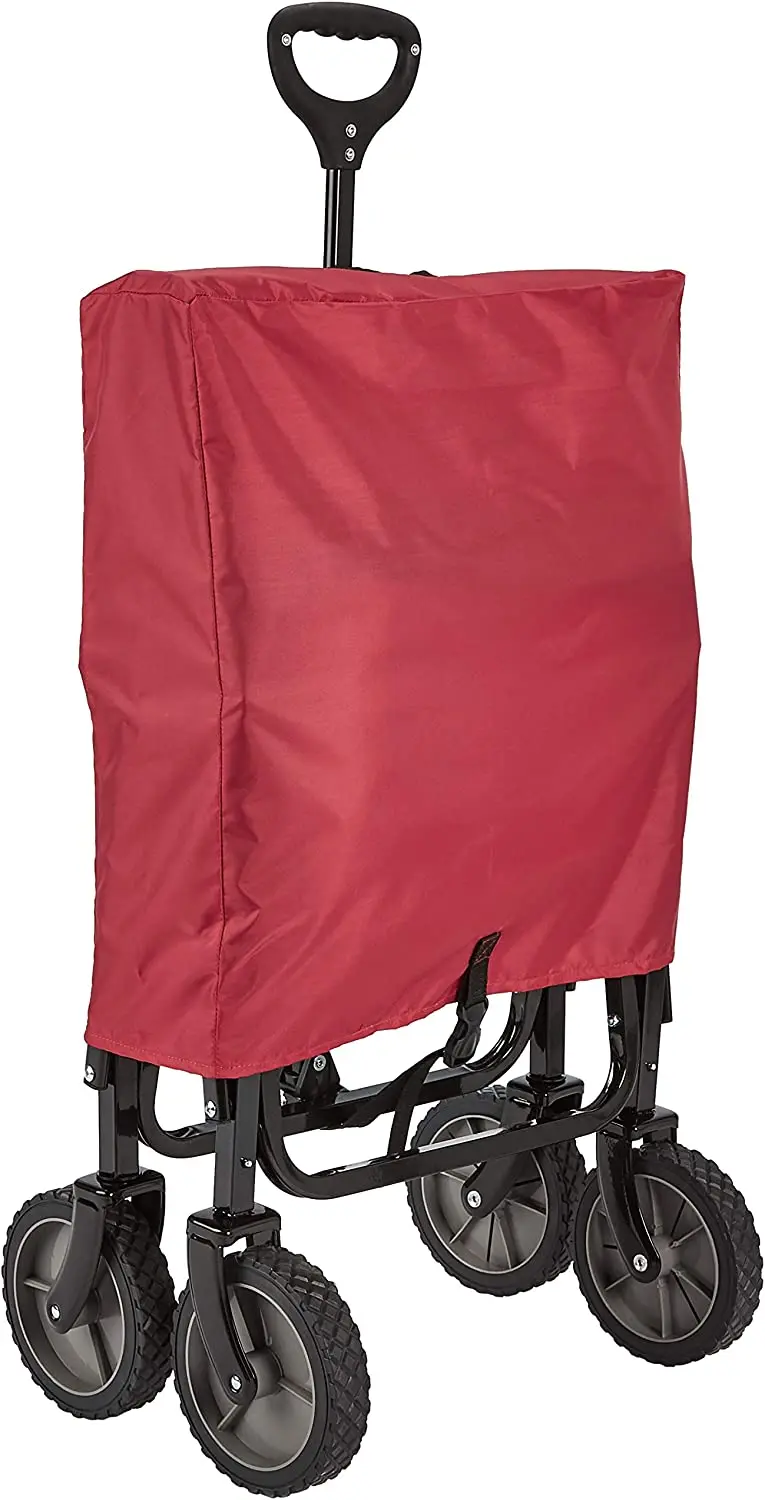 Multifunctional Folding Wagon Outdoor large capacity trolley,Heavy duty transport cart with four wheels