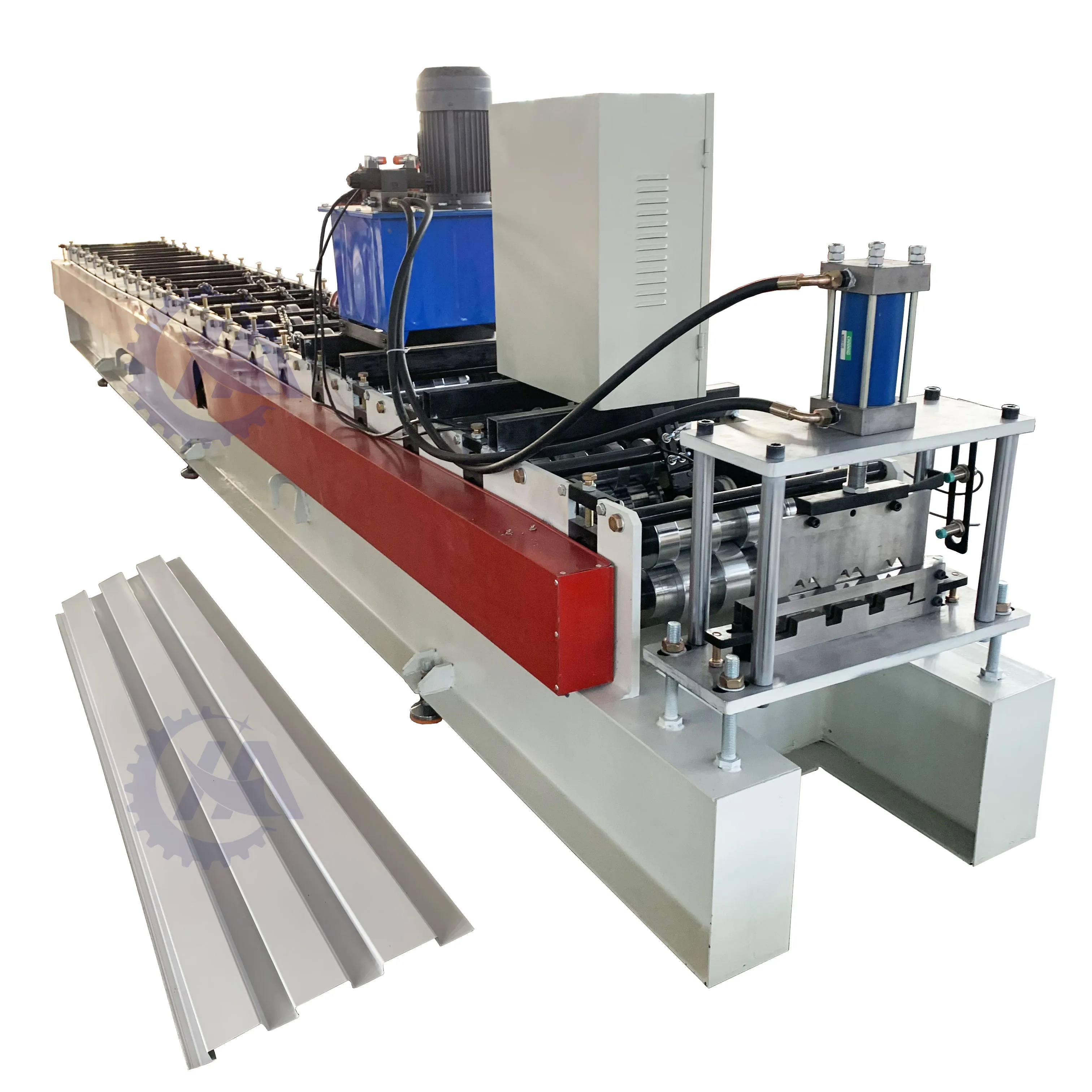 Decoration Panel Making Machine Gusset Plate Roll Forming Machine For Business Background Wall