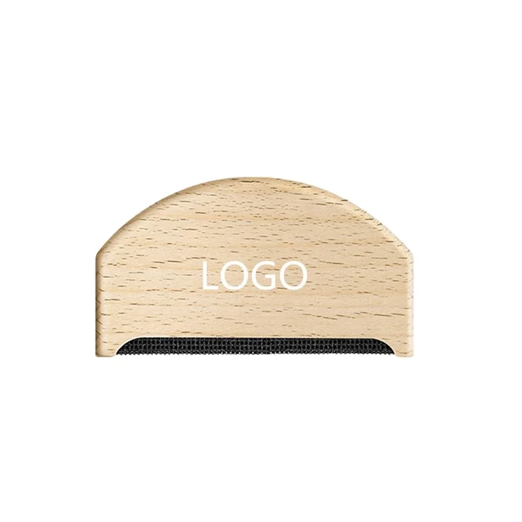 Wholesale Custom Logo Eco Friendly Wooden Cashmere Comb Portable Wool Pilling Sweater Comb