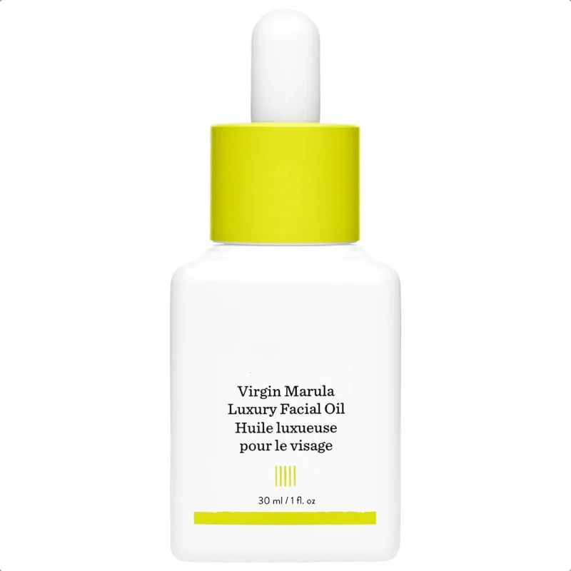 Virgin Marula Facial Oil Luxury 15ml Face Serum & 30ml Cream Anti-Aging Vegan Liquid with Vitamin E Glycerin Aging Skin