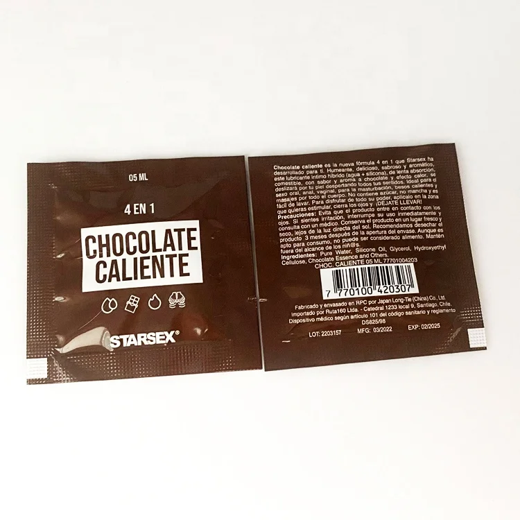 Water Based Lubricant Customized Packing And Design Sex Personal Chocolate Flavor Lubricant In Bulk