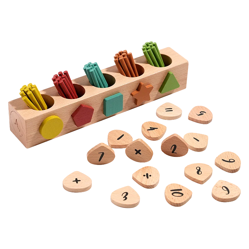 Montessori preschool math toys Math calculation sticks elementary kindergarten puzzle educational toys