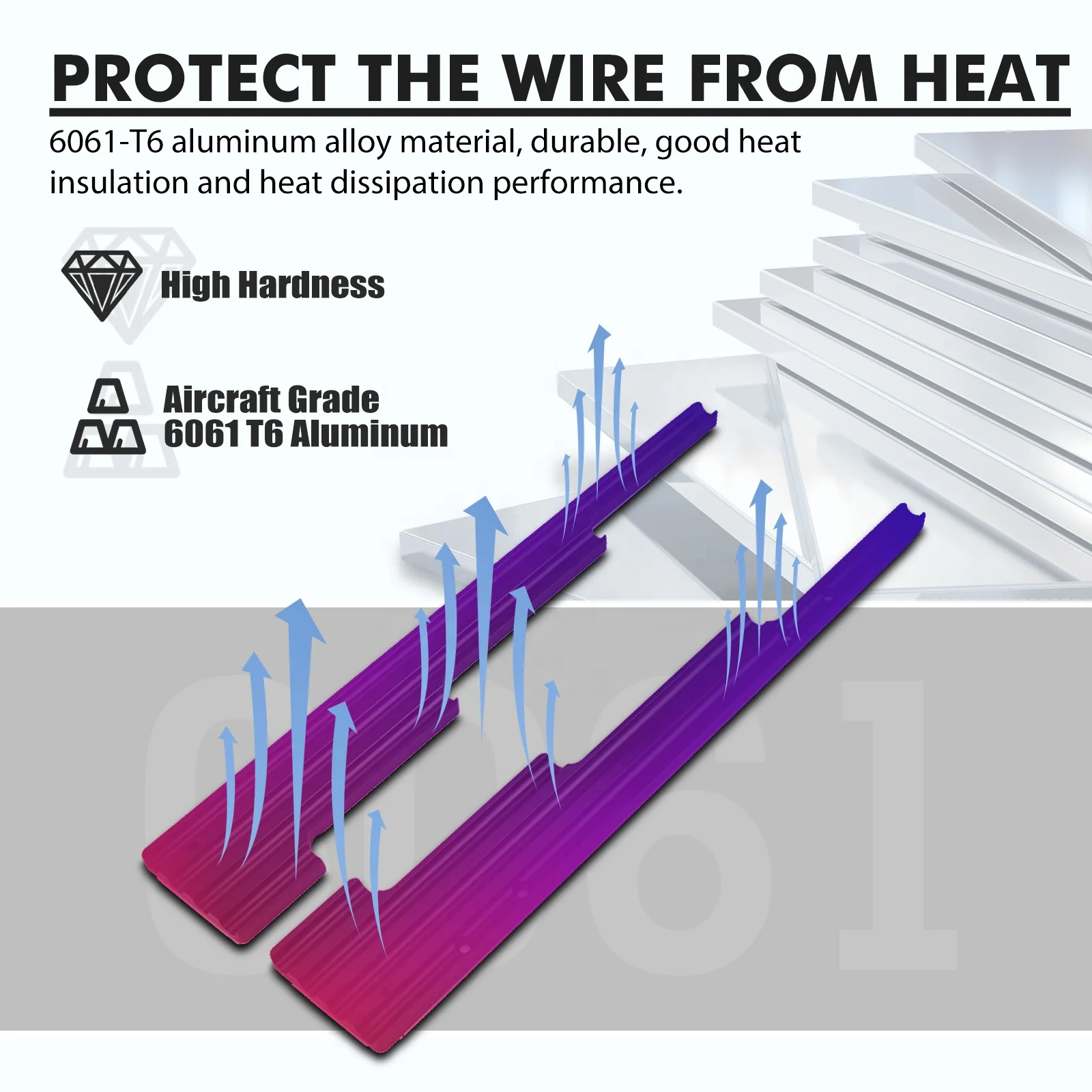 Bevinsee Billet Aluminum V8 Engines Spark Plug Wire Looms Holders Fits Chevrolet SBC BBC SBF 302 350 454 For Ford