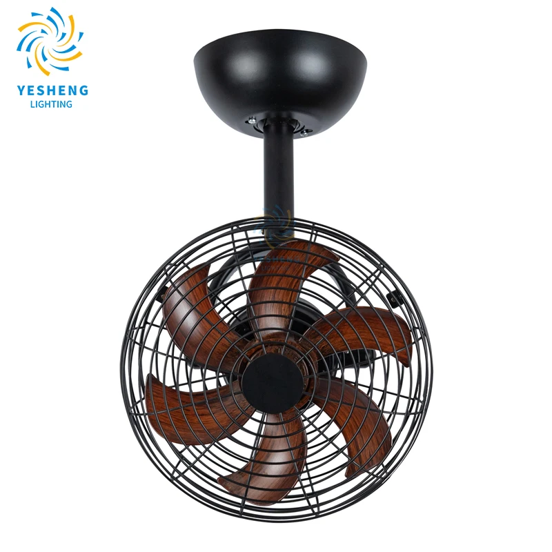 D018  Decorative Ceiling Fan 13 inch high speed wall mounted fans  LED ABS Blade for Loft With Remote Control