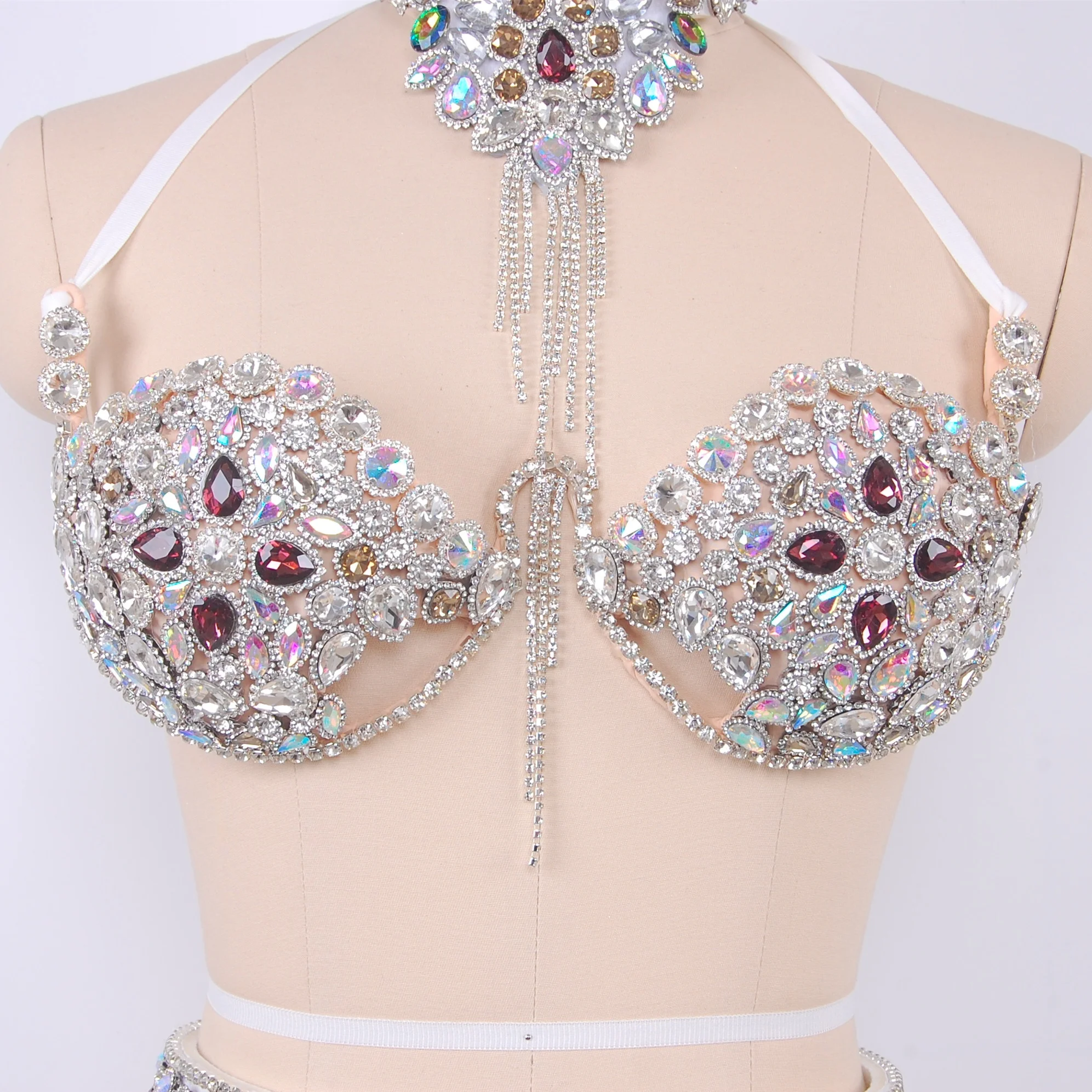 
Feather dance carnival headpiece jewelry for women costume 