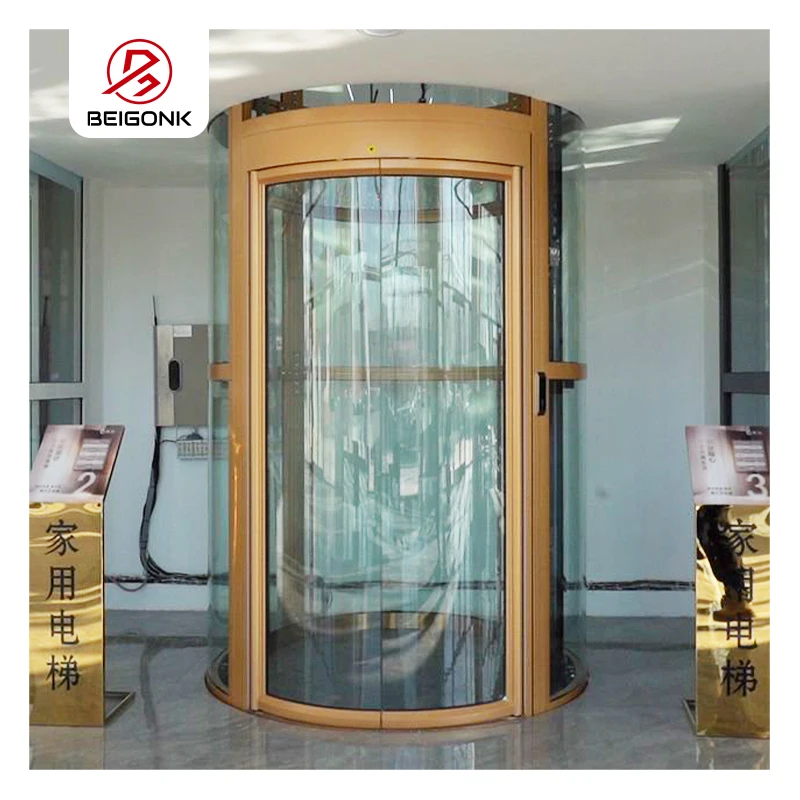 400kg Home Elevator Homelift Domestic Lift for 2 Person Small House