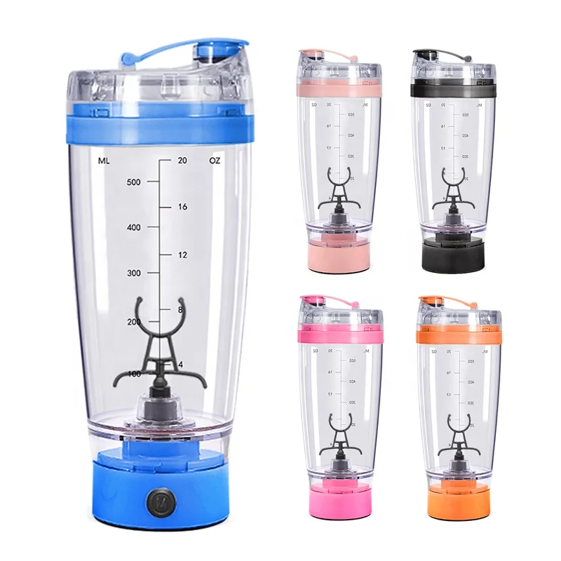 600ml Black Mixing Cup Popular Battery Type Stirring Bottle 30oz Vortex Protein Shaker