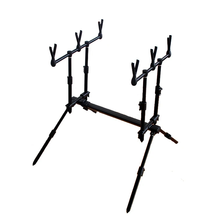 Fishing Rods Adjustable Retractable Carp Pod Stand Holder Fishing Pole Stand