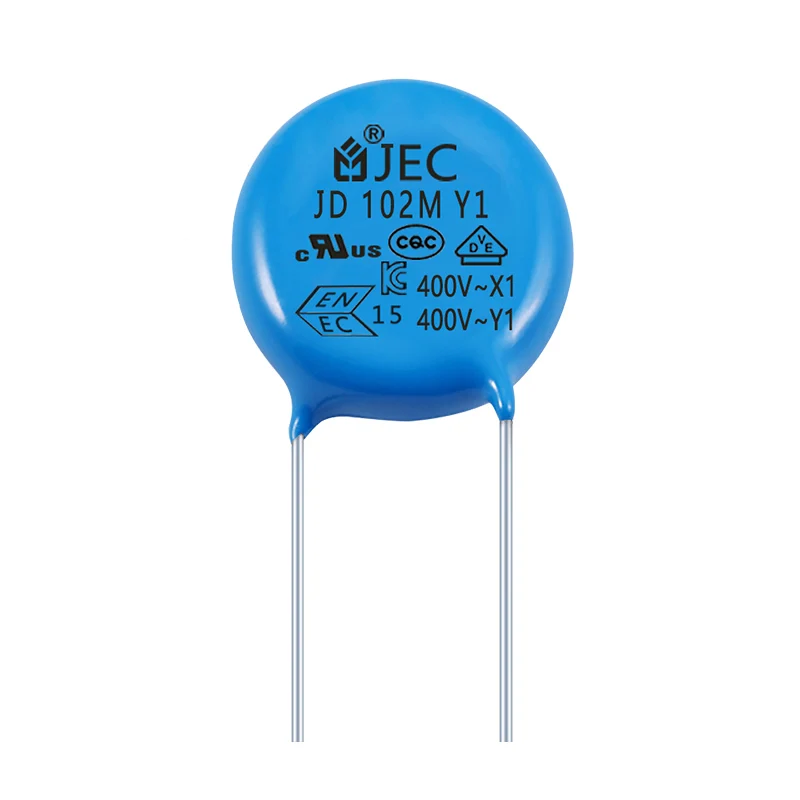 High quality  y1 safety capacitor  ceramic capacitor 102M 400V for EMI suppression filtering