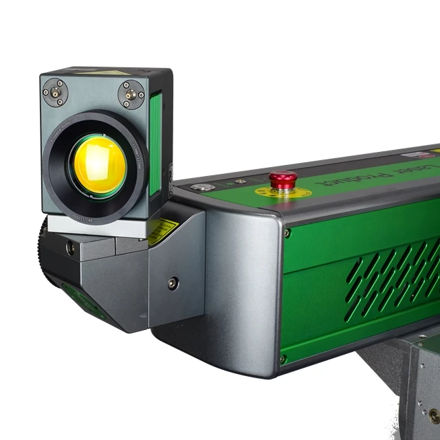 Automatic paper box plastic bag paging machine CO2 laser marking machine data acquisition association system