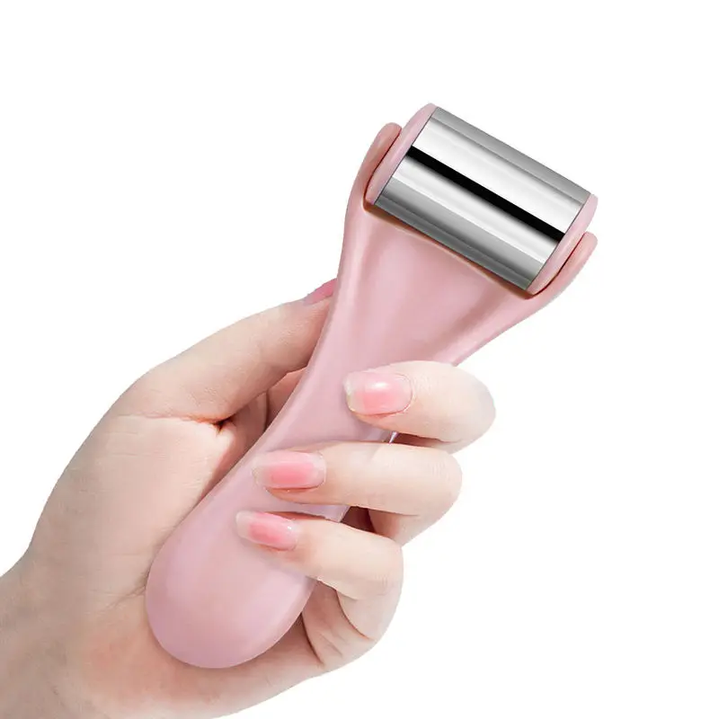 Nickel Free Stainless SteeI Skin Cooling facial massager Ice Roller Facial Neck Lifting Ice Roller