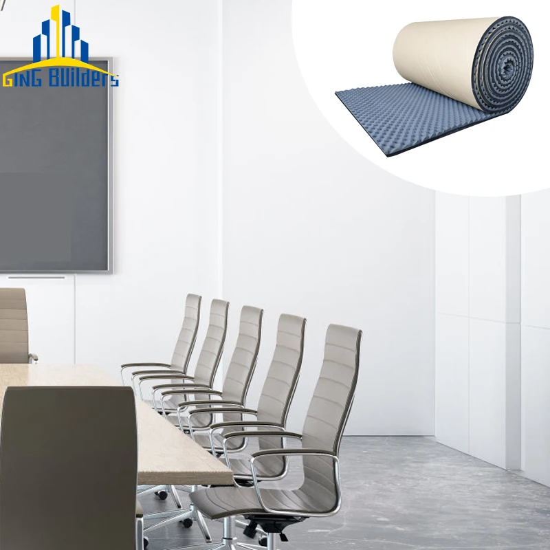 Изоляционная губчатая клиновидная Звукоизоляционная пенопластовая панель, легкая установка, отличные впитывающие звукостойкие акустические панели