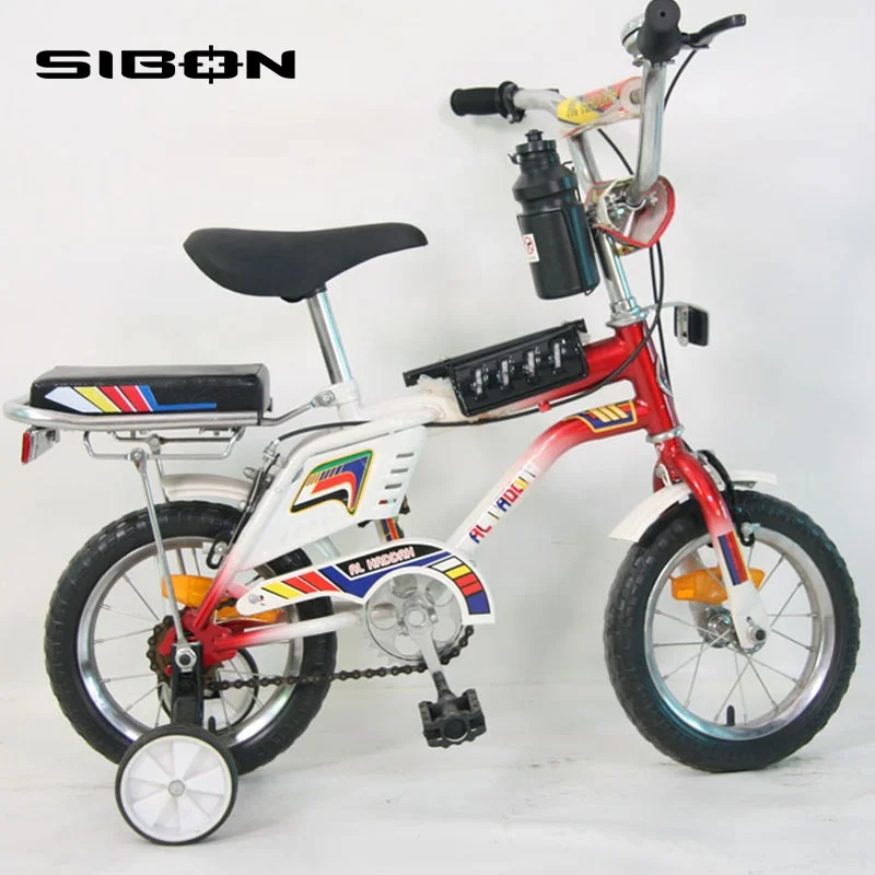 SIBON B0110122 12 inch steel frame fork caliper brake alloy rim steel full cover chain cover china kids bicycle children bike