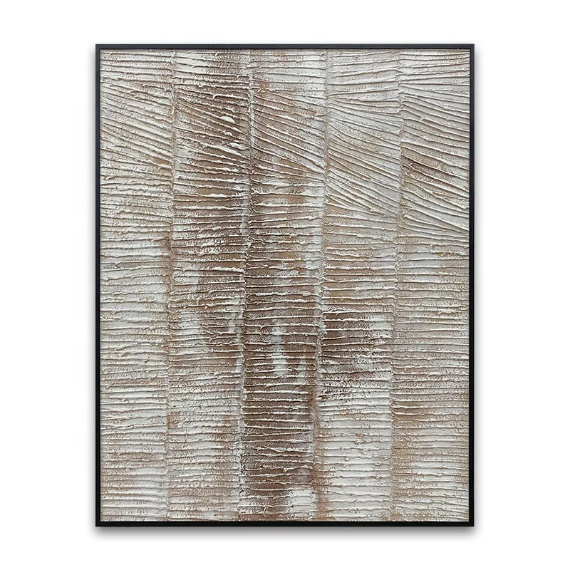 Handmade texture grain canvas art cafe terrace hotel home living room hallway oil painting wall art