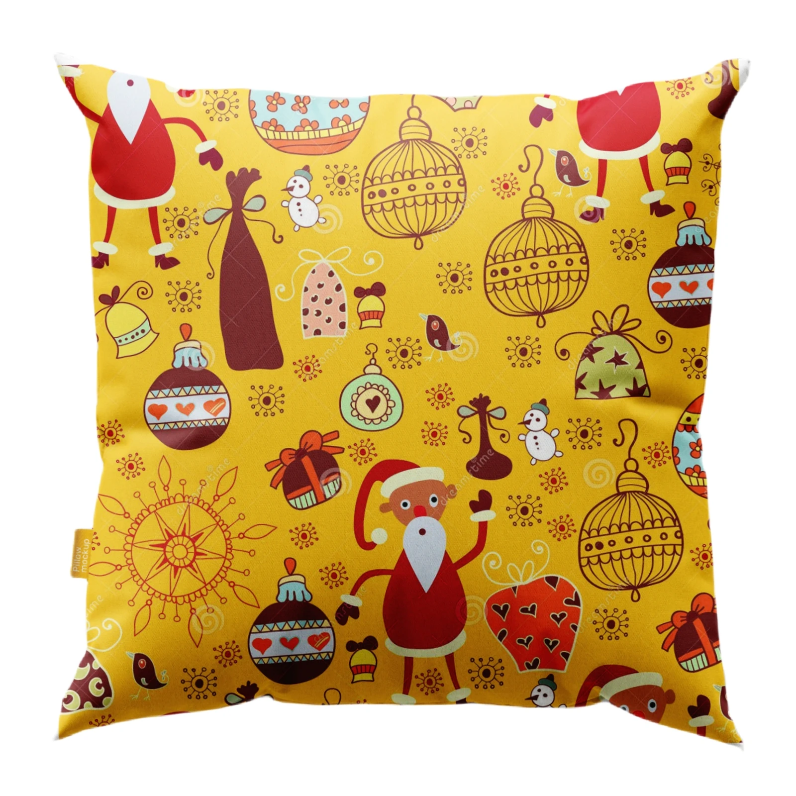 Home Decoration Polyester 3D Digital Printing Square Throw Pillow Case Cover 18 x 18 Inch