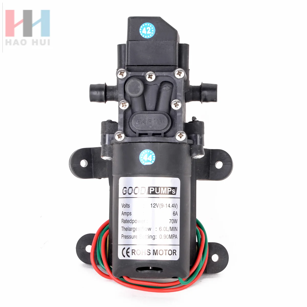 C0067 12V  130psi Water pumping machine spray marine high pressure diaphragm pump spray pump for agriculture Portable