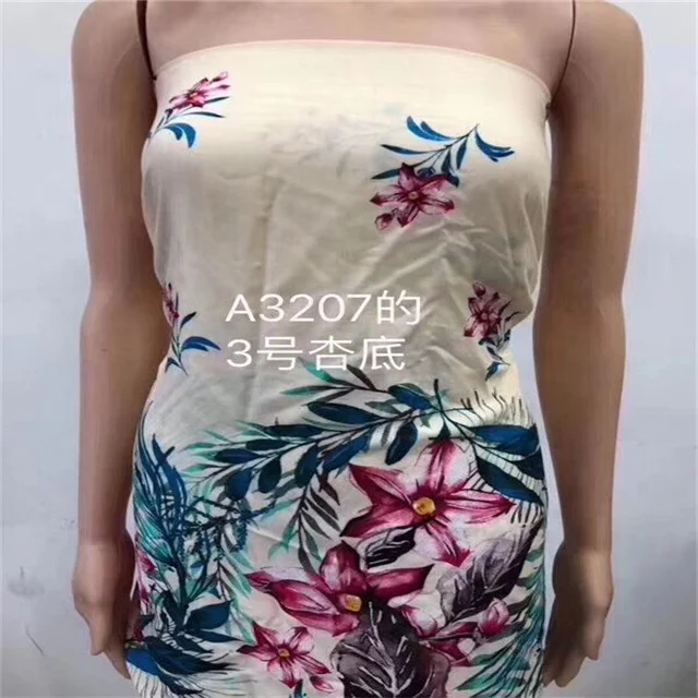 Chinese style textiles soft touching multicolor flower printed fabric