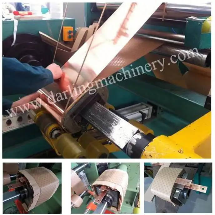 width 300-1600mm BRJ transformer copper foil winding machine