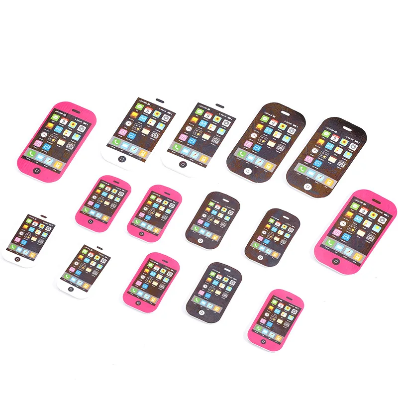 Custom Kawaii Stationery Rubber School Supplies Smart Phone Shaped Large Size Eraser For Children
