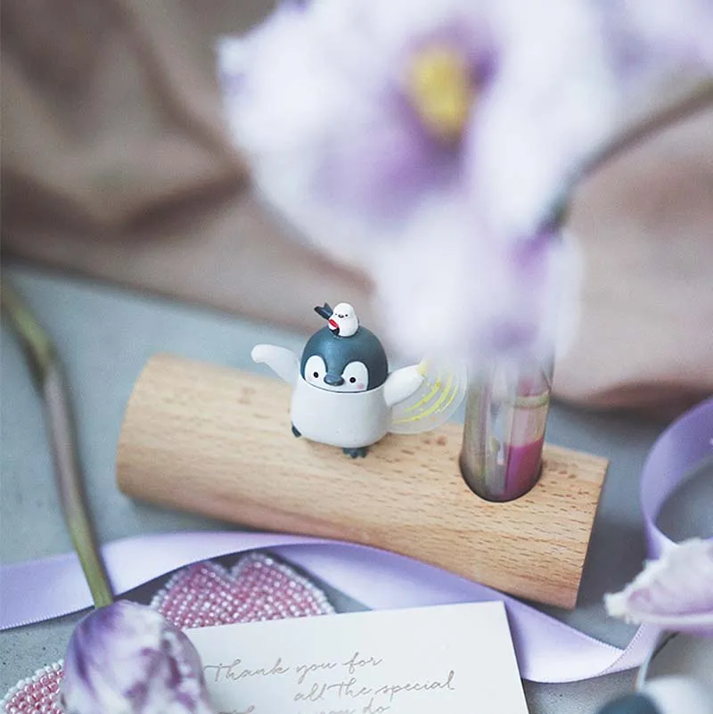 Creative ins Wooden vase arrangement flower dried flower table decoration