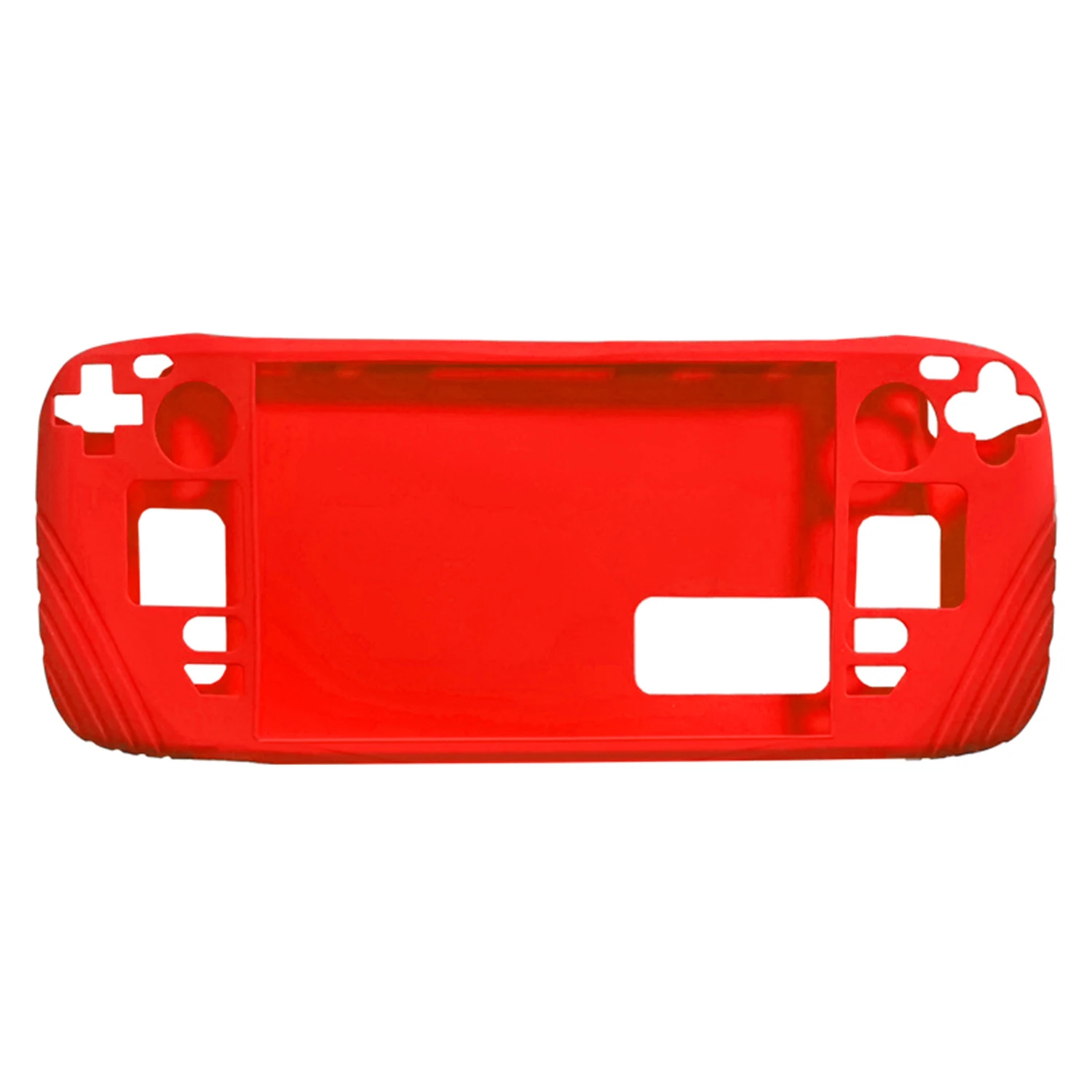 Steam Deck Red Soft Cover Full Protection Shock-Absorption Anti-Slip & Scratch Accessories Protective Case for Steam Deck