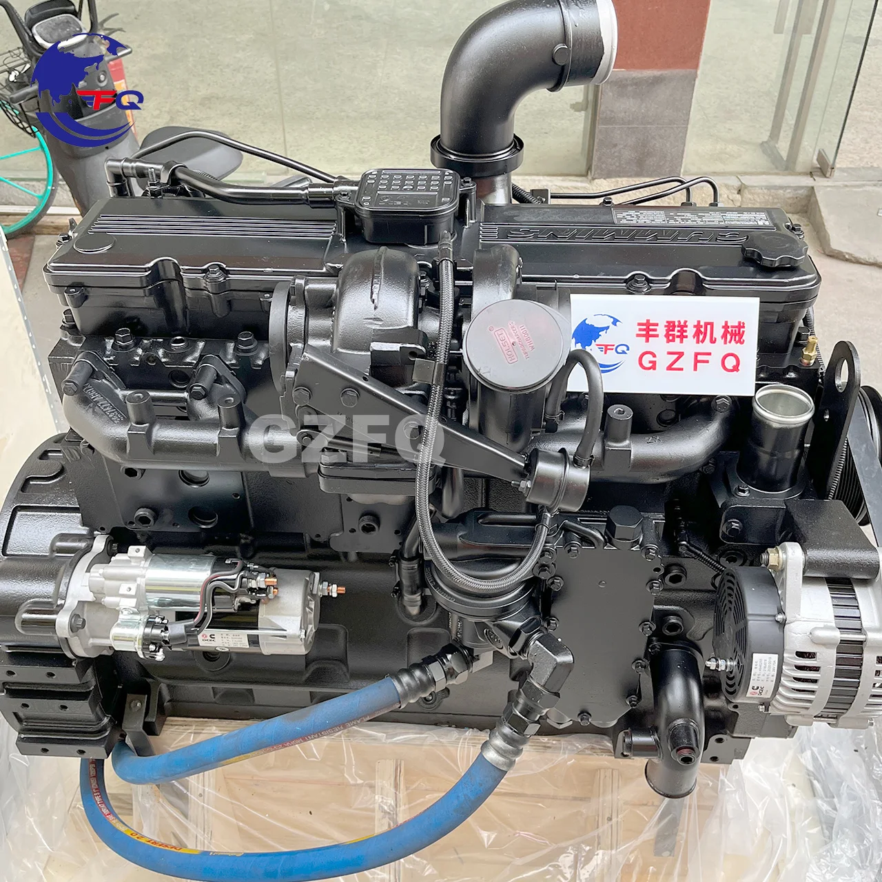 Оригинальный новый полный дизельный двигатель для экскаватора Cummins QSC8.3 в сборе двигателя