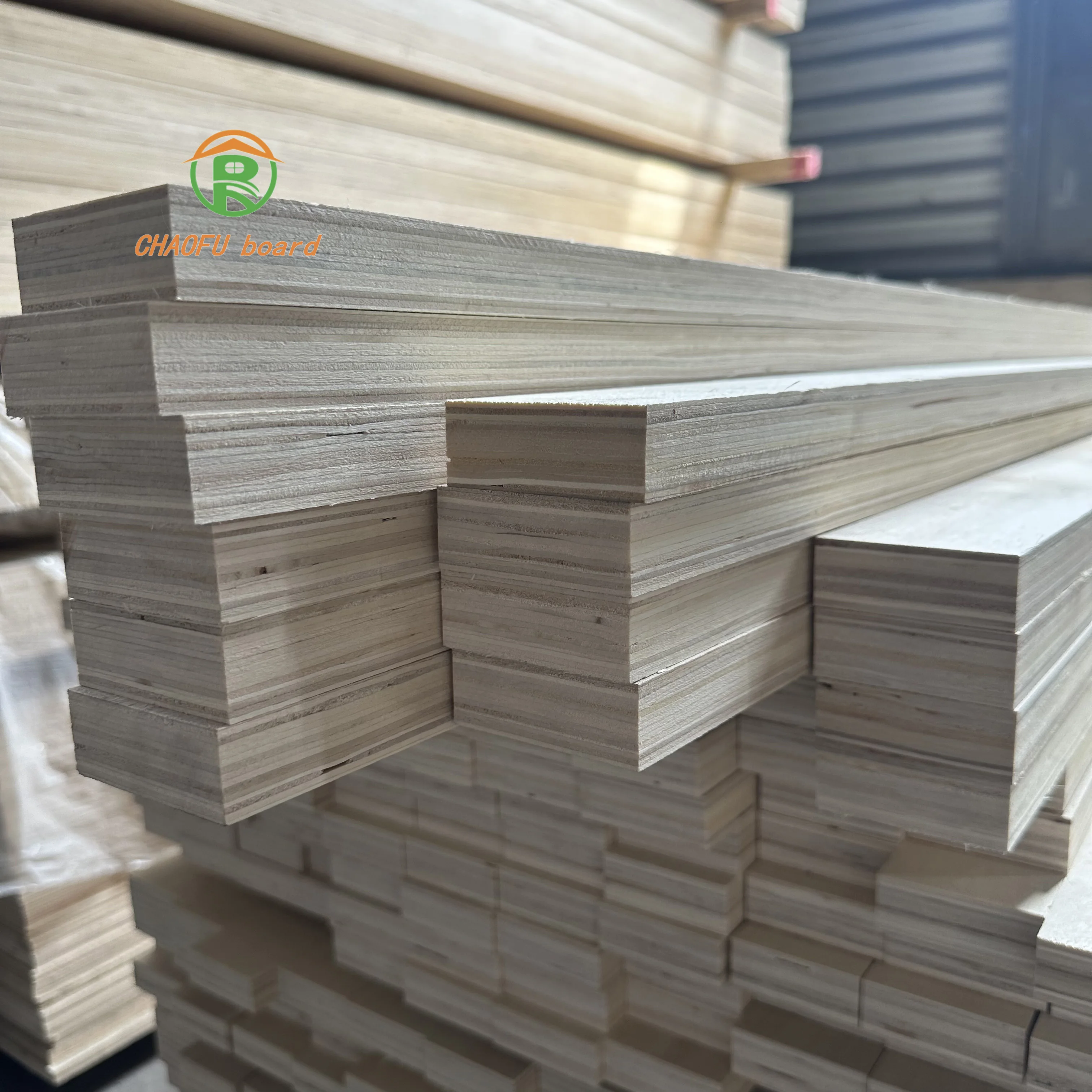 Environmental protection corrosion resistance 15-27mm plywood LVL door core Wood beam window frame sofa frame bed frame