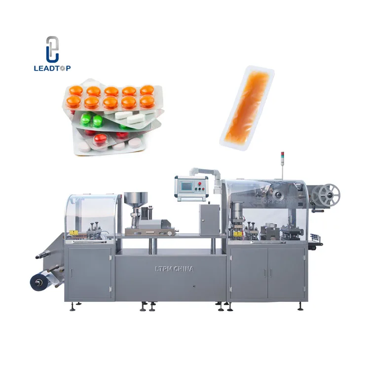Automatic multifunction Aluminum plastic blister packing machine for tablet and honey