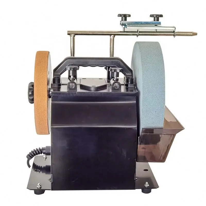 Allwin SCM8101 Leather Stropping Wheel Axe Sharpener Water Cooled Wet Bench Grinder Nose Scissors Electric DIY Grinding Wheel