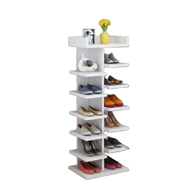 Best Selling Wood Modern Minimalist Multi Layer Shoe Standing Rack for Living