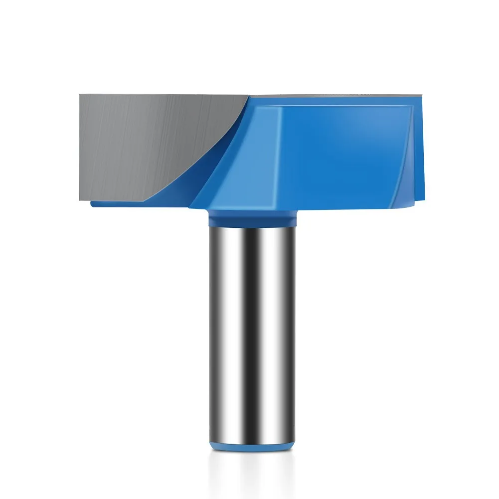 12mm countertop milling bottom milling cutter slotting flat bottom end mill head invisible T-shaped woodworking milling tool