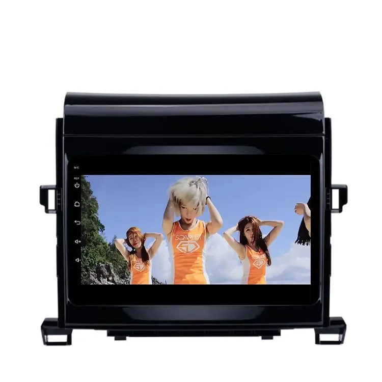 Cheap 1+16g Android 12 Car DVD Player GPS WIFI Stereo Radio with Carplay For Toyota Alphard Vellfire ANH20 2008