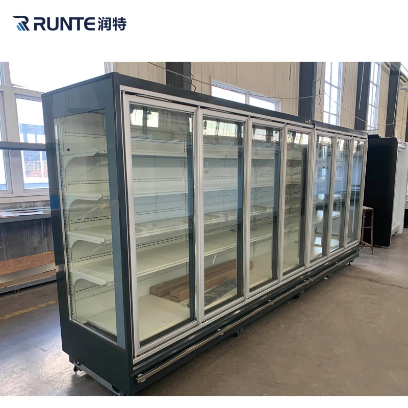 Высокий конец воздуха занавес Холодильный дисплей кулер шкаф