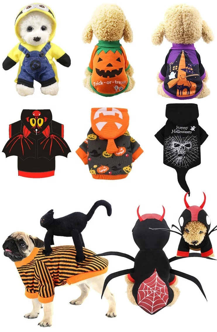 2021 Custom Halloween Cosplay Pet Cat Suit Apparel Clothes Jumpsuits Accessories Decorations Costume  Pet Cloth