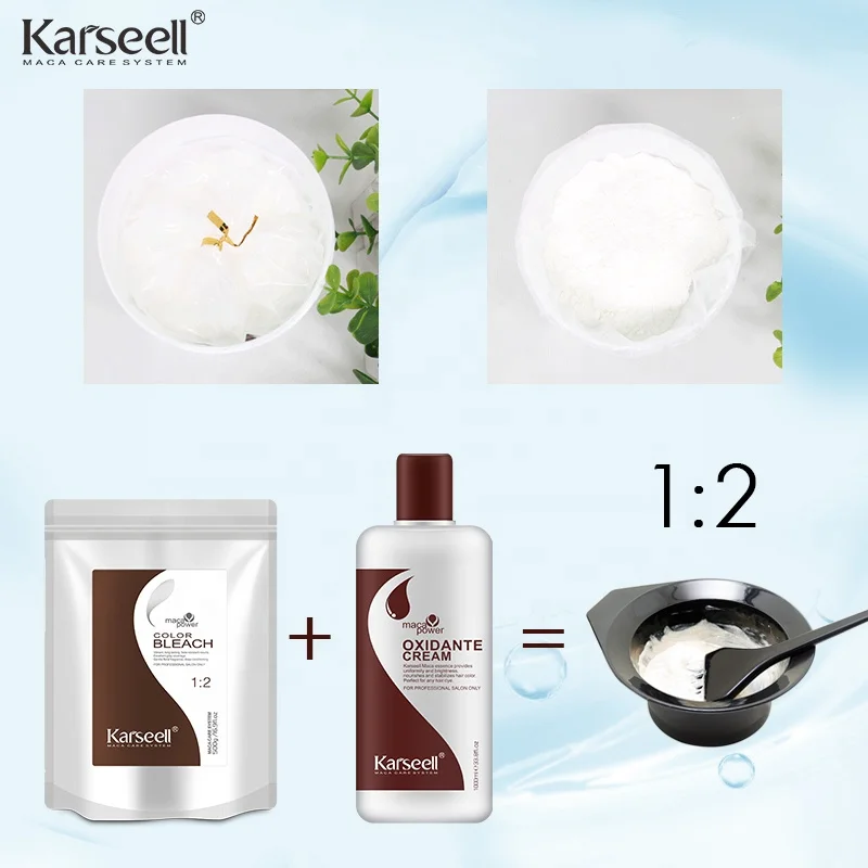KARSEELL OEM/ODM Low Price Natural Mild Formula Dust Free Hair Bleaching Powder Factory Wholesale