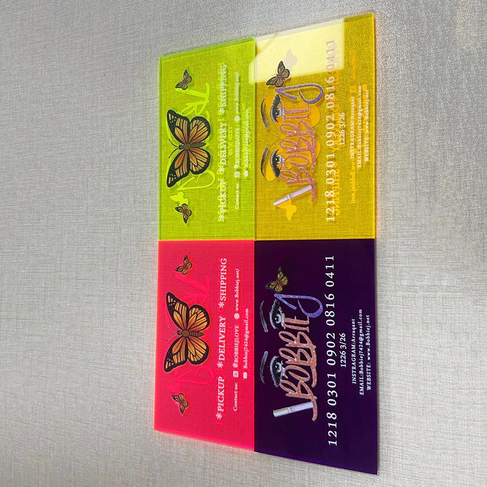 laser cut robot name tag card perspex robot acrylic label